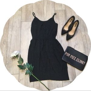 Mandee Black Knit Glitter Dress